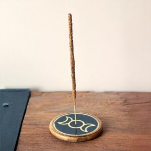 Dorado y negro sobre madera de mango - Pentágono