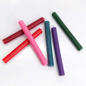 Velas a Granel de Color Sólido - Morado Rústico - Paquete de 10