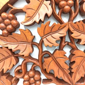 Panel de madera - Árbol de la vida de Uva - 40cm