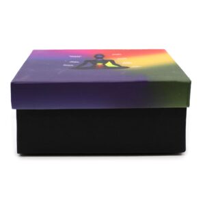 Juego de Cuenco Tibetano Lrg - Fase Lunar - Negro 14cm