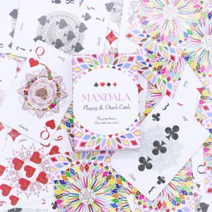 Mandala para jugar y Cartas de Oráculo – Simetría caleidoscópica